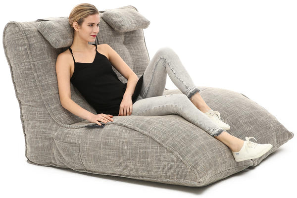 Twin Avatar Lounger Bean Bag in Eco Weave (Indoor)