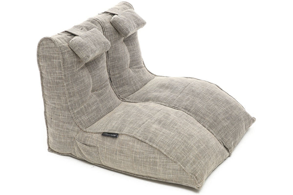 Twin Avatar Lounger Bean Bag in Eco Weave (Indoor)