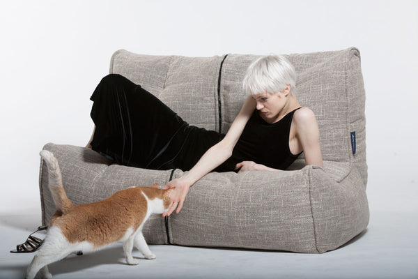 Twin Couch Bean Bag in Eco Weave (Indoor)