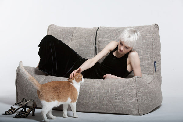 Twin Couch Bean Bag in Eco Weave (Indoor)