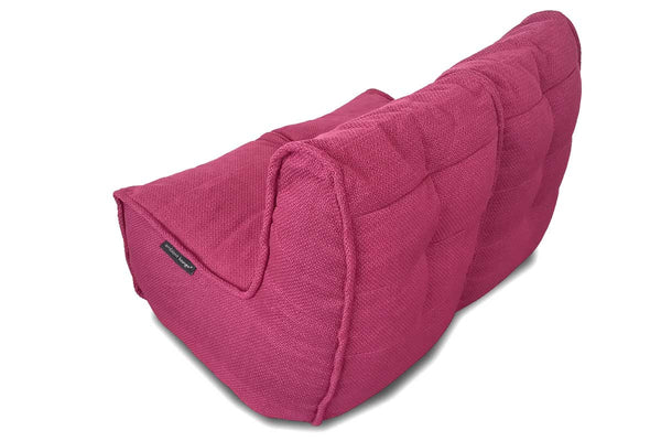 Twin Couch Bean Bag in Sakura Pink (Indoor)