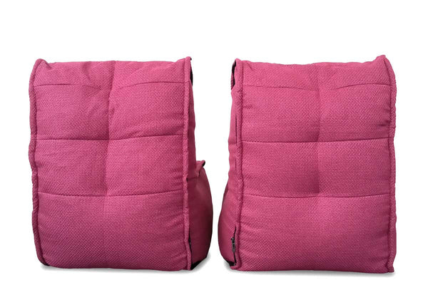 Twin Couch Bean Bag in Sakura Pink (Indoor)