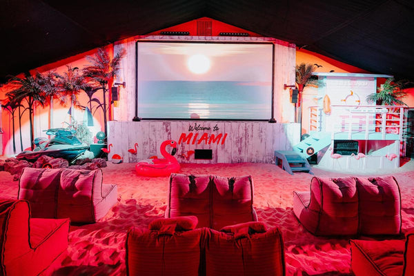 Twin Couch Bean Bag in Silverline (Easy-Clean, Pet-Friendly, In/Outdoor)