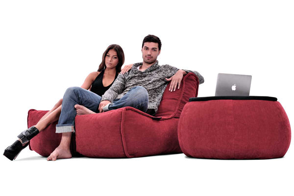 Versa Table Bean Bag in Wildberry Deluxe (Indoor)