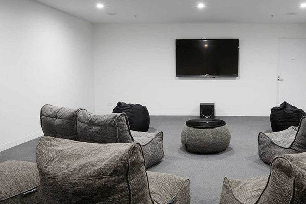 Versa Table Bean Bag in Luscious Grey (Indoor)