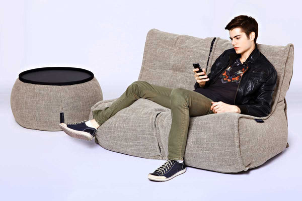 Twin Couch Bean Bag in Eco Weave (Indoor)