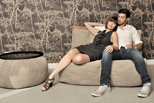 Twin Couch Bean Bag in Eco Weave (Indoor)