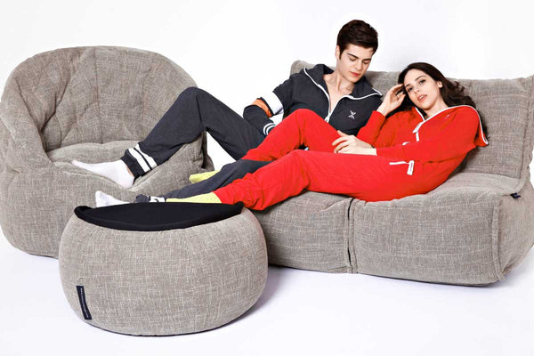 Twin Couch Bean Bag in Eco Weave (Indoor)