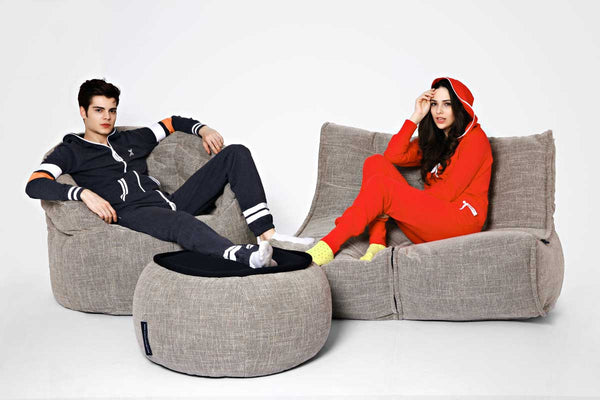 Twin Couch Bean Bag in Eco Weave (Indoor)