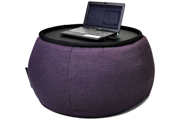 Versa Table Bean Bag in Aubergine Dream (Indoor)