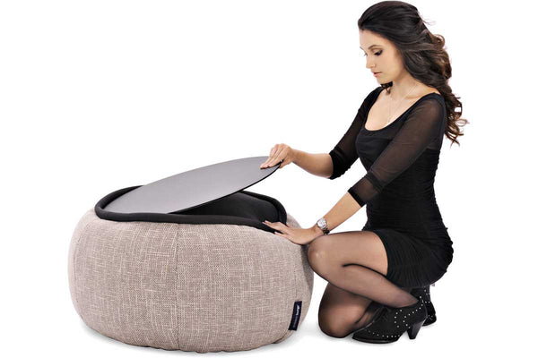Versa Table Bean Bag in Eco Weave (Indoor)
