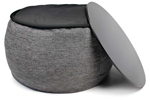 Versa Table Bean Bag in Luscious Grey (Indoor)