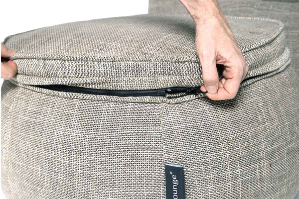 Wing Ottoman Bean Bag in Eco Weave (Indoor)