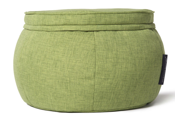 Wing Ottoman Bean Bag in Lime Citrus (Indoor)