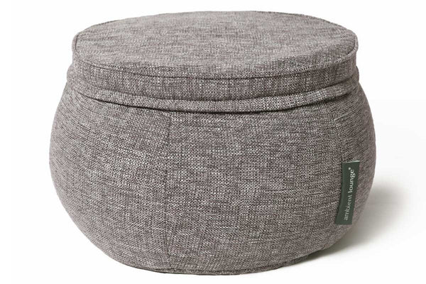 Wing Ottoman Bean Bag in Luscious Grey (Indoor)