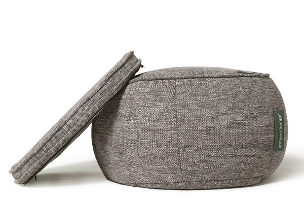 Wing Ottoman Bean Bag in Luscious Grey (Indoor)