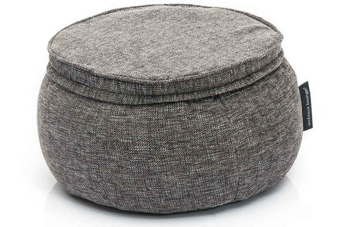 Wing Ottoman Bean Bag in Luscious Grey (Indoor)