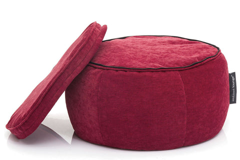 Wing Ottoman Bean Bag in Wildberry Deluxe (Indoor)