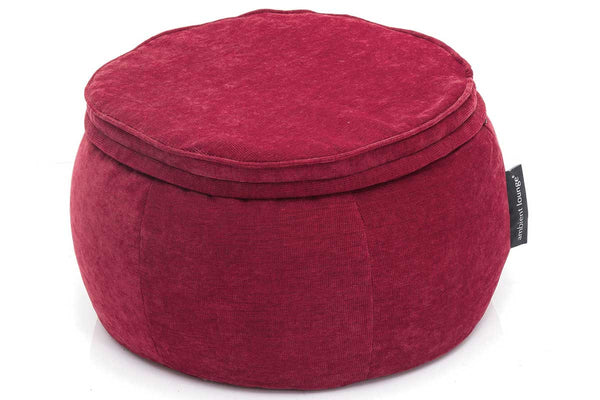 Wing Ottoman Bean Bag in Wildberry Deluxe (Indoor)